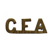 Canadian Field Artillery (C.F.A.) Shoulder Title
