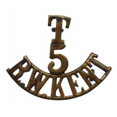 5th Territorial Bn. Royal West Kent Regiment (T/5/R.W.KENT) Shoul