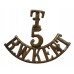 5th Territorial Bn. Royal West Kent Regiment (T/5/R.W.KENT) Shoulder Title