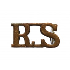 Royal Scots (R.S.) Officer's Shoulder Title
