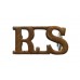 Royal Scots (R.S.) Officer's Shoulder Title