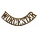 Worcestershire Regiment (WORCESTERSHIRE) Shoulder Title (Pre 1902)
