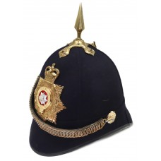 EIIR Royal Anglian Regiment Bandsman's Blue Cloth Helmet