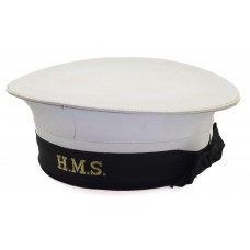 Royal Navy Sailors Hat with HMS Cap Tally