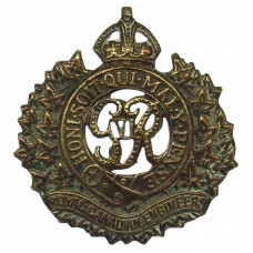 George VI Royal Canadian Engineers Cap Badge
