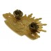 Australian Army Rising Sun Hat Badge - Queen's Crown