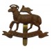 The Queen's (Royal West Surrey) Regiment WW1 All Brass Economy Cap Badge