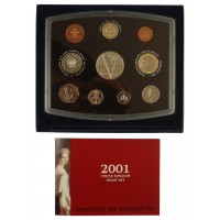 Royal Mint 2001 United Kingdom Proof Coin Set