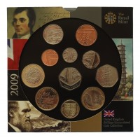 Royal Mint 2009 United Kingdom Brilliant Uncirculated Coin Collection 
