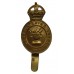Army Catering Corps Brass Cap Badge - King's Crown