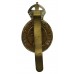Army Catering Corps Brass Cap Badge - King's Crown