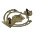 Royal Armoured Corps (R.A.C.) Cap Badge - King's Crown 