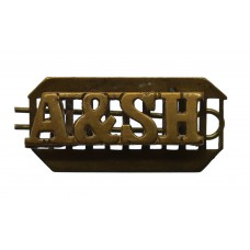 Argyll & Sutherland Highlanders (A&SH) Shoulder Title