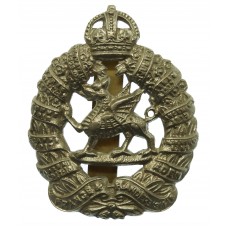1st Bn. Monmouthshire Regiment Cap Badge - King's Crown
