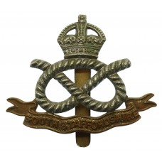South Staffordshire Regiment Cap Badge - King's Crown