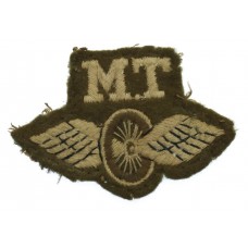 British Army Motor Transport (M.T.) Winged Wheel Cloth Proficienc