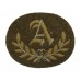 British Army 'A' Class Tradesman Cloth Arm Badge
