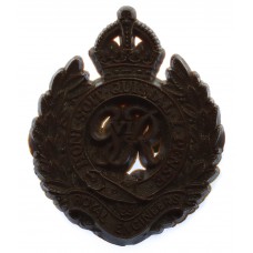 Royal Engineers WW2 Plastic Economy Cap Badge 