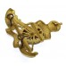Royal Artillery Officer's Gilt Cap Badge - King's Crown
