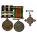 WW2 Defence Medal and Service Medal of the Order of St. John (2 Clasps) Group of Three - Mrs Mabel Ward
