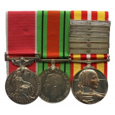 EIIR British Empire Medal (Civil), WW2 Defence Medal and Voluntary Medical Service Medal (with 6 Bars) - Mrs Lilian Rose Brackley