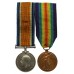 WW1 British War & Victory Medal Pair - Pte. W.C. Bacon, Royal Army Medical Corps