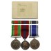 WW2 Defence Medal, 1953 Coronation Medal and Police Long Service & Good Conduct Medal Group of Three - St. Sergt. W.H. Craddock, Metropolitan Police