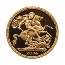 2004 Elizabeth II 22ct Gold Full Sovereign Coin
