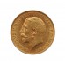 1911 George V 22ct Gold Half Sovereign Coin
