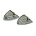 Pair of West Sussex Police Collar Badges