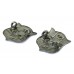 Pair of York City Police Collar Badges
