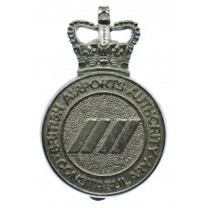 British Airports Authority Constabulary Cap Badge - Queen's Crown