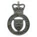 Leicestershire Constabulary Cap Badge - Queen's Crown