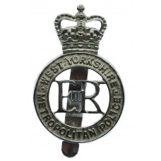 West Yorkshire Metropolitan Police Cap Badge - Queen's Crown
