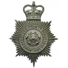 Northampton & County Constabulary Helmet Plate - Queen's Crow