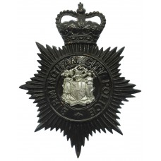 Birmingham City Police Night Helmet Plate - Queen's Crown