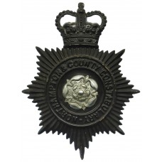 Northampton & County Constabulary Night Helmet Plate - Queen'