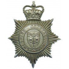 Cheshire Constabulary Helmet Plate - Queen's Crown