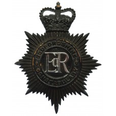 Bedfordshire Constabulary Night Helmet Plate - Queen's Crown