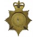 Gloucestershire Constabulary Night Helmet Plate - Queen's Crown