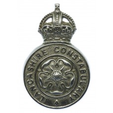 Lancashire Constabulary Cap Badge - King's Crown