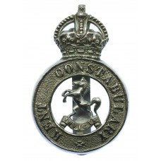 Kent Constabulary Cap Badge - King's Crown