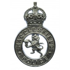 Macclesfield Borough Police Cap Badge - King's Crown
