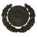 County Borough of Barrow-in-Furness Police Black Wreath Helmet Plate (72)