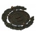 County Borough of Barrow-in-Furness Police Black Wreath Helmet Plate (72)