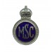 Metropolitan Special Constabulary Enamelled Lapel Badge - King's Crown