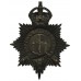 Metropolitan Police 'E' Division (Holborn) Helmet Plate - King's Crown