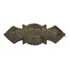 Victorian 1899 Hallmarked Silver 'Remember Me' Sweetheart Brooch