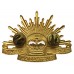 Australian Army Rising Sun Hat Badge - Queen's Crown