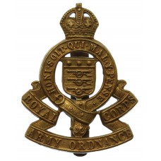 Royal Army Ordnance Corps (R.A.O.C.) Cap Badge - King's Crown